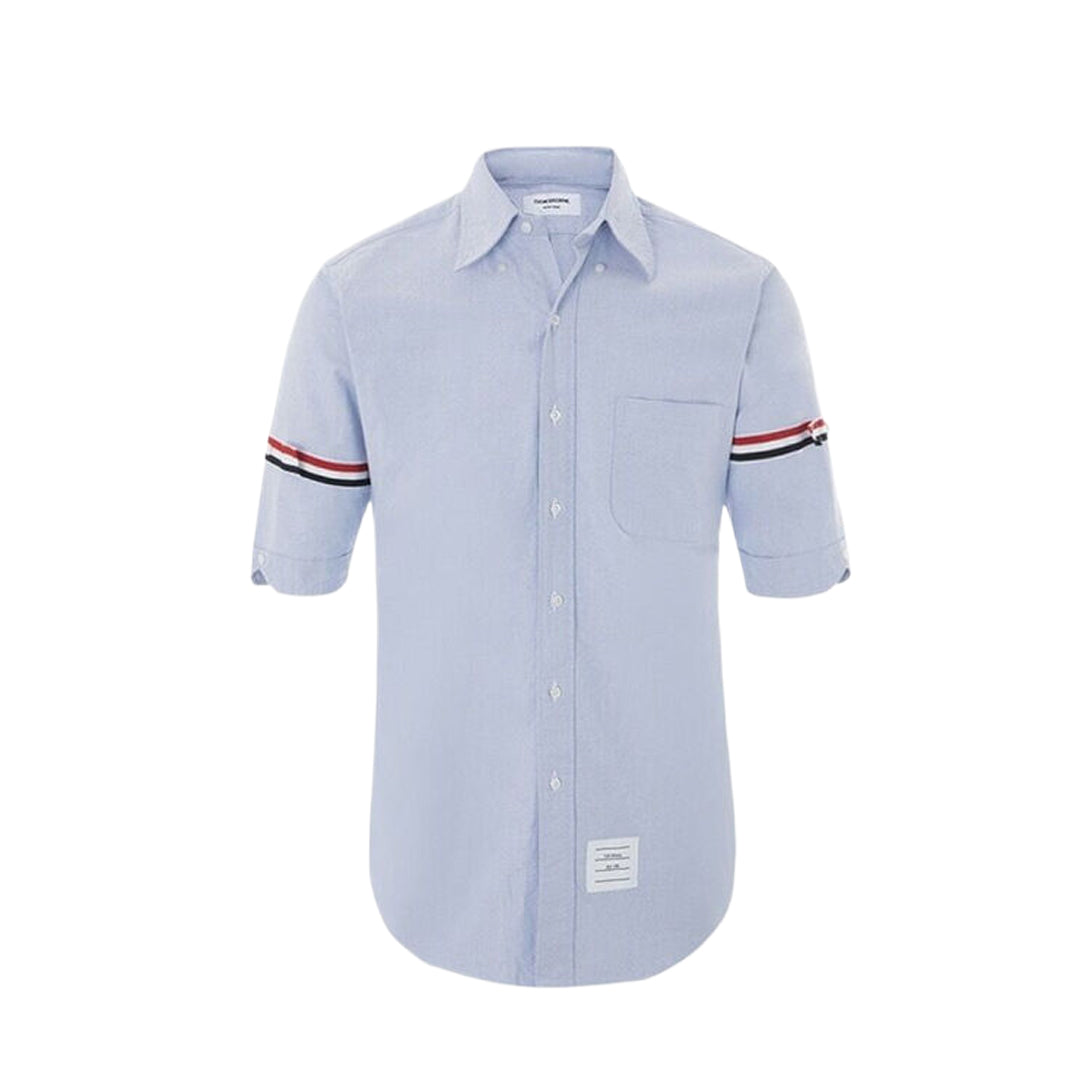 Double sleeve stripes Short shirt