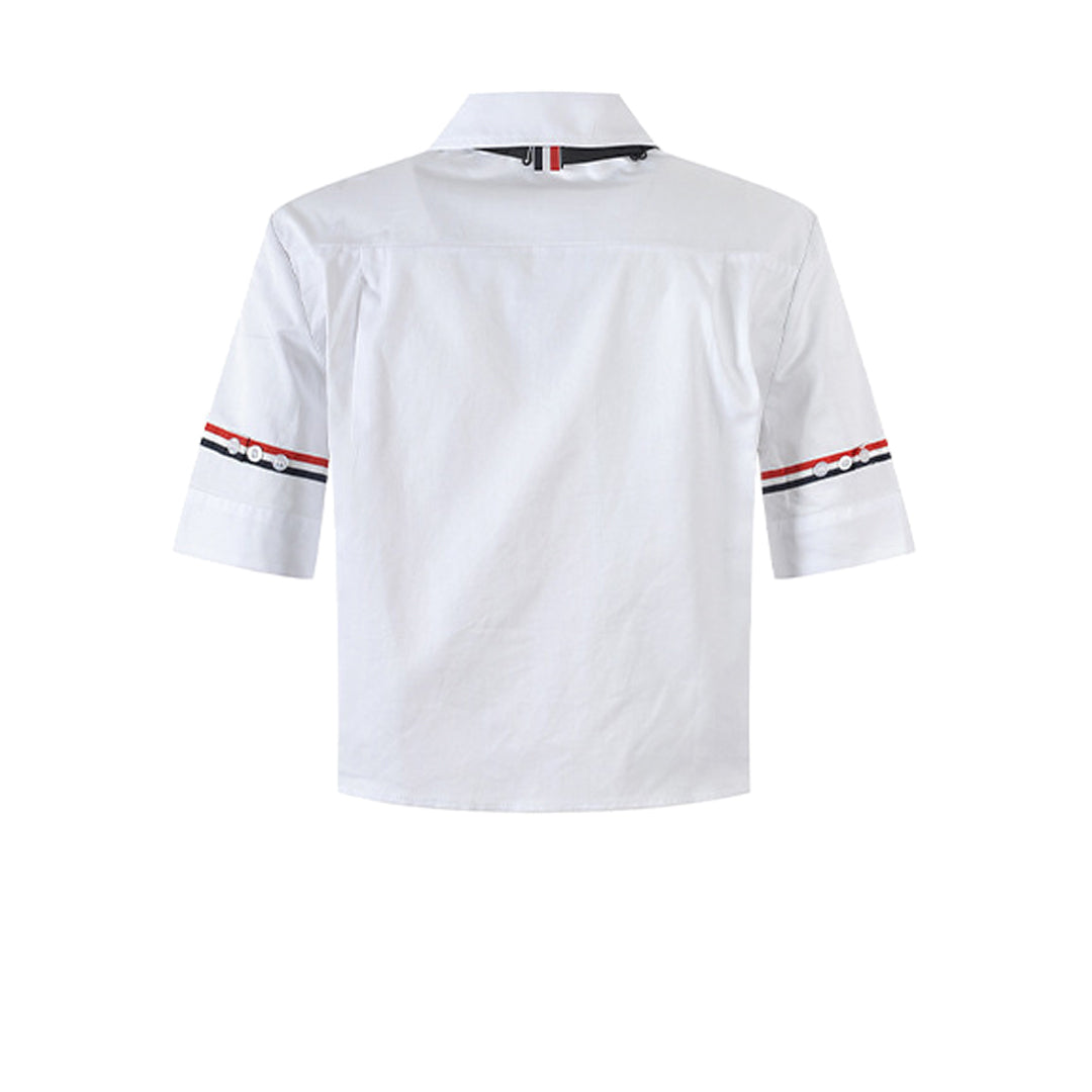 Women Tie Short Shirt