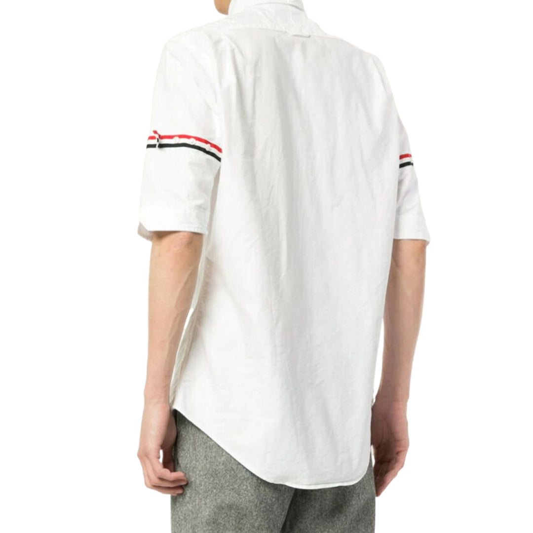 Double sleeve stripes Short shirt