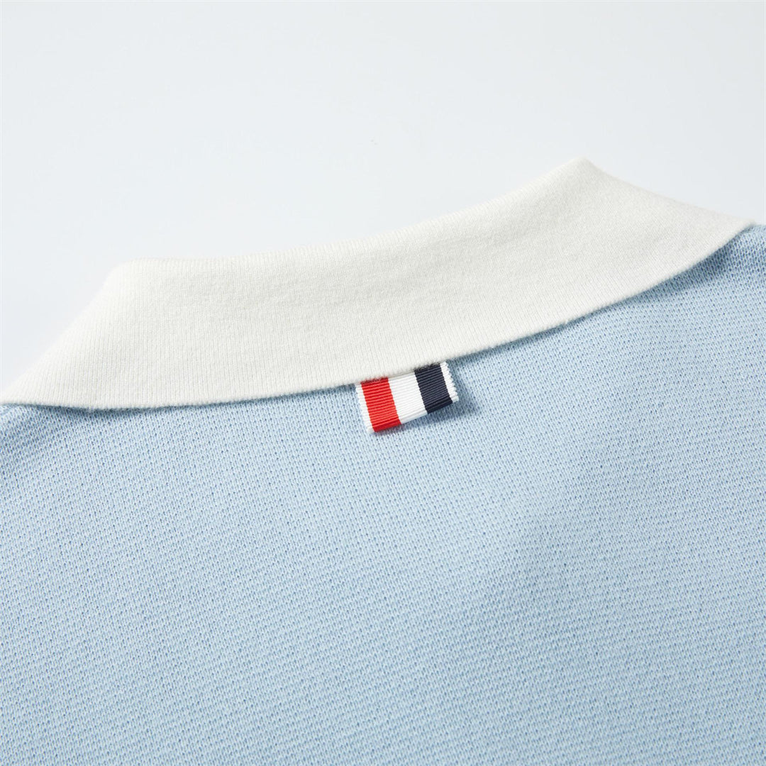 Women Blue polo shirt