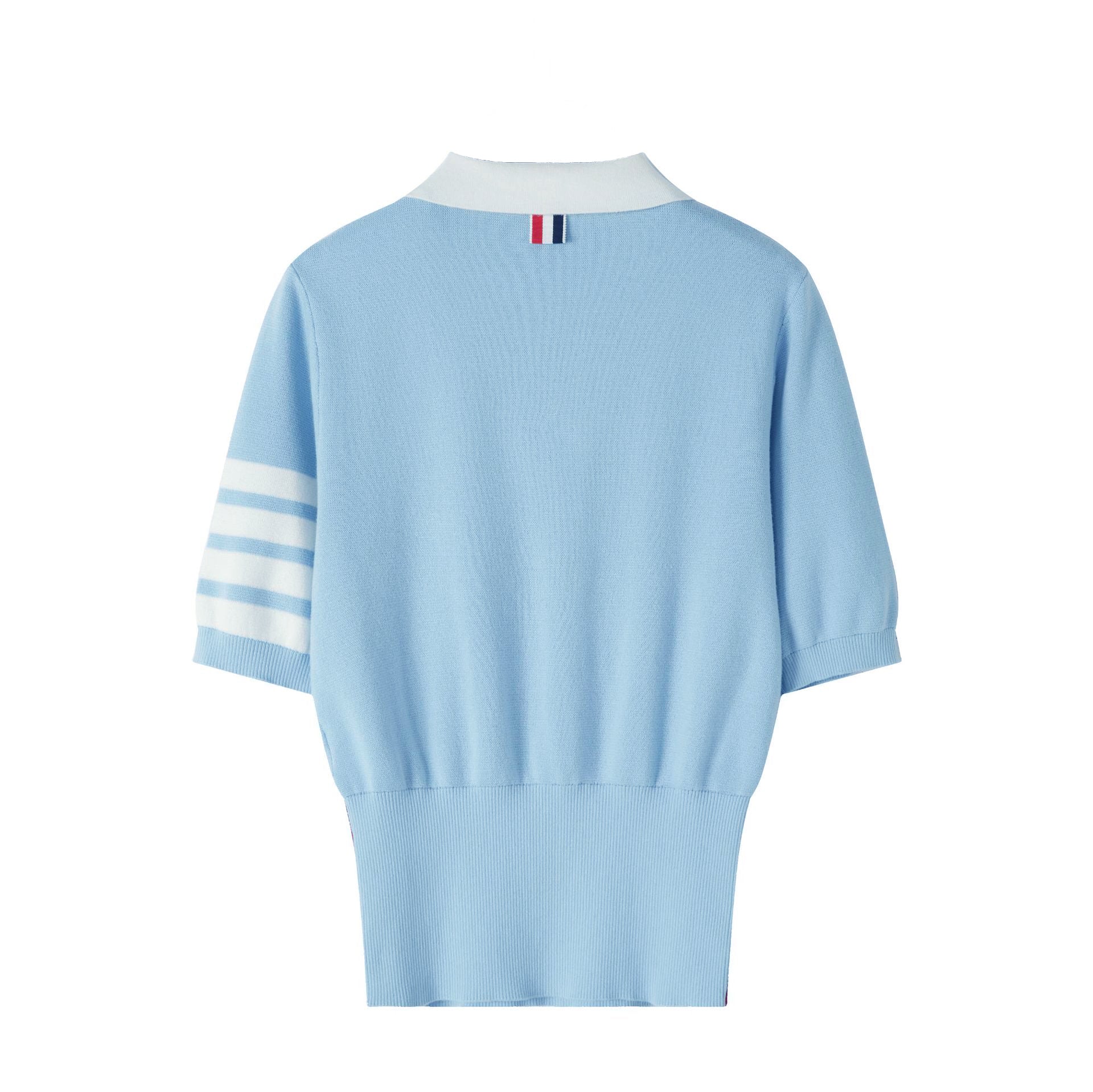 Women Blue polo shirt