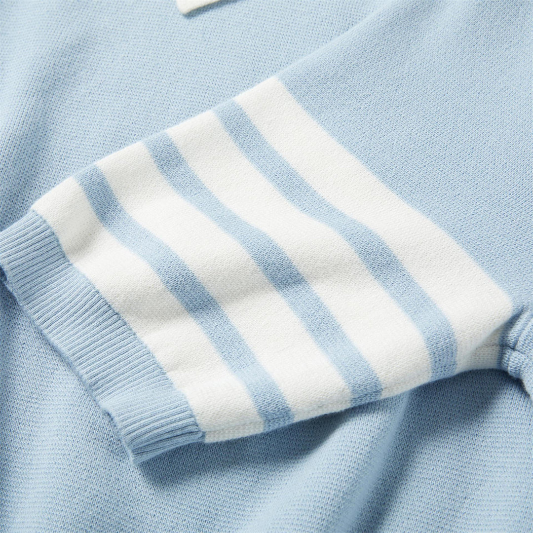 Women Blue polo shirt